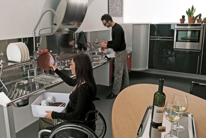 kuchnia dla osoby niepełnosprawnej